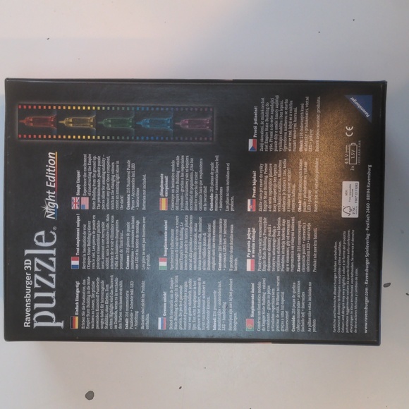 ⭐️ RAVENSBURGER ⭐️ Empire State Building - LED Night Edition (216 pc 3D Puzzle) - Picture 2 of 3